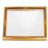 Large Gilt Framed Beveled Wall Mirror