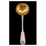 19th C Russian Silver 84 Zolotnik Gold Wash Toddy