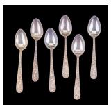 6 S. Kirk & Son Sterling Silver Teaspoons