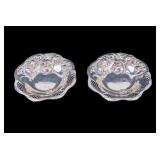 2 Pierced Sterling Silver Dishes