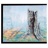 Oil by Richard D Shultz, Am 1917-2007