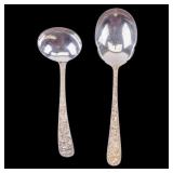2 S. Kirk & Son Sterling Silver Serving Spoons