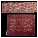 2 Semi-Antique Bokhara Rugs