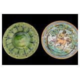Vintage Spanish Majolica Plates