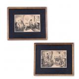 2 George Cruikshank 'The Bottle' Prints