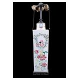 Antique Chinese Famille Rose Vase Lamp