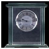 Danbury Tempered Glass Quartz Mantel Clock