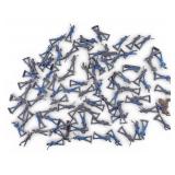 50 Vintage Cast Metal Toy Soldiers