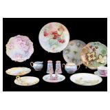 Hand Painted Limoges & Bavarian Porcelain