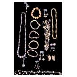 Faux Colored Pearl Jewelry