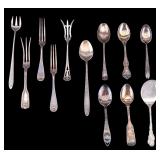 Sterling Silver Utensil Collection, 12 Pieces