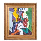 Framed Embellished Print after Picasso