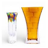 Art Glass Vases (2)
