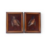 E. Frerot (Fr. 19th C) Game Bird Oil on Board (2)