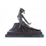 D. H. Chiparus Art Deco Figural Bronze
