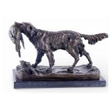 Jules Moigniez Bronze Hunting Dog