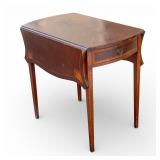Mahogany Inlaid Pembroke Drop Leaf Table