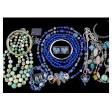 Green and Blue Toned Jewelry