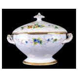 Old Paris Porcelain Covered Soup Tureen