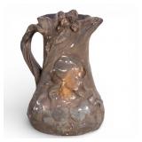 Art Nouveau Figural Ceramic Vase