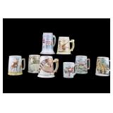 Hand Painted Porcelain Steins and Mugs
