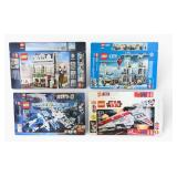 4 LEGO Boxes  No Contents Included