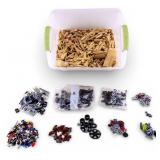 10 Pounds of Mixed LEGO Pieces, Mostly Tan