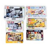 6 Flattened LEGO Boxes  Star Wars & The Hobbit