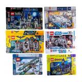 6 Flattened LEGO Set Boxes