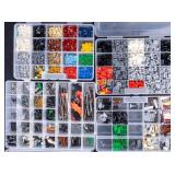 LEGO Pieces in Storage Containers