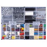 Organized Lego Technic and Standard Parts Set