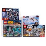 Four LEGO Star Wars Sets, New in Box