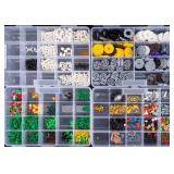 Four Containers of Assorted LEGO Parts