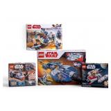 LEGO Star Wars NIB 4 Microfighters + Speeder Sets