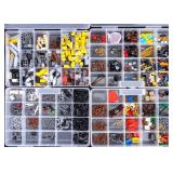 4 Containers of Assorted Lego Pieces