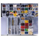 LEGO Technic and Standard Parts in Organizers