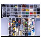 LEGO Elements in Sorted Compartments