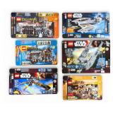 6 Flattened LEGO Set Boxes