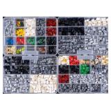 LEGO Brick Pieces in Sorted Container