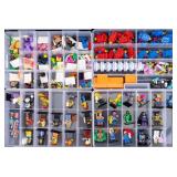 Four Containers of Lego Minifigures