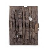 Early Benin Bronze Plaque