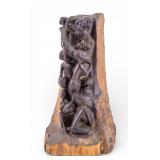 Carved African Makonde Tree of Life Sculpture