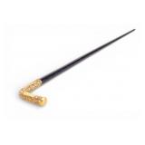 Victorian Cane w/ Gold Filled Handle, Monogrammed