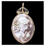 Carved Cameo Pendant
