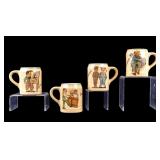 Prohibition Era Ceramic Mugs (4)