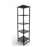 Rare Korean Four-Tier Wooden Book Shelf / Etagere