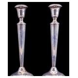 Sterling Silver Weighted Candelabras