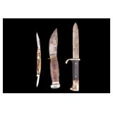 Vintage Hunting / Pocket Knives, Puma, Marbles