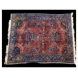 Hand Woven Wool Persian Sarouk Rug