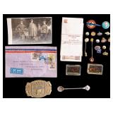 Antique Ephemera, Pins, Postage & more